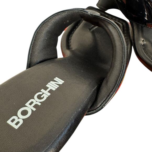 NWT Gia Borghini Gia 6 Leather Thong Sandal Kitten Heels - Picture 6 of 12